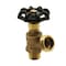 Thrifco Plumbing 1/2 Inch MIP x 3/4 Inch GHT Brass Boiler Drain Valve 6415128 - alternate 2